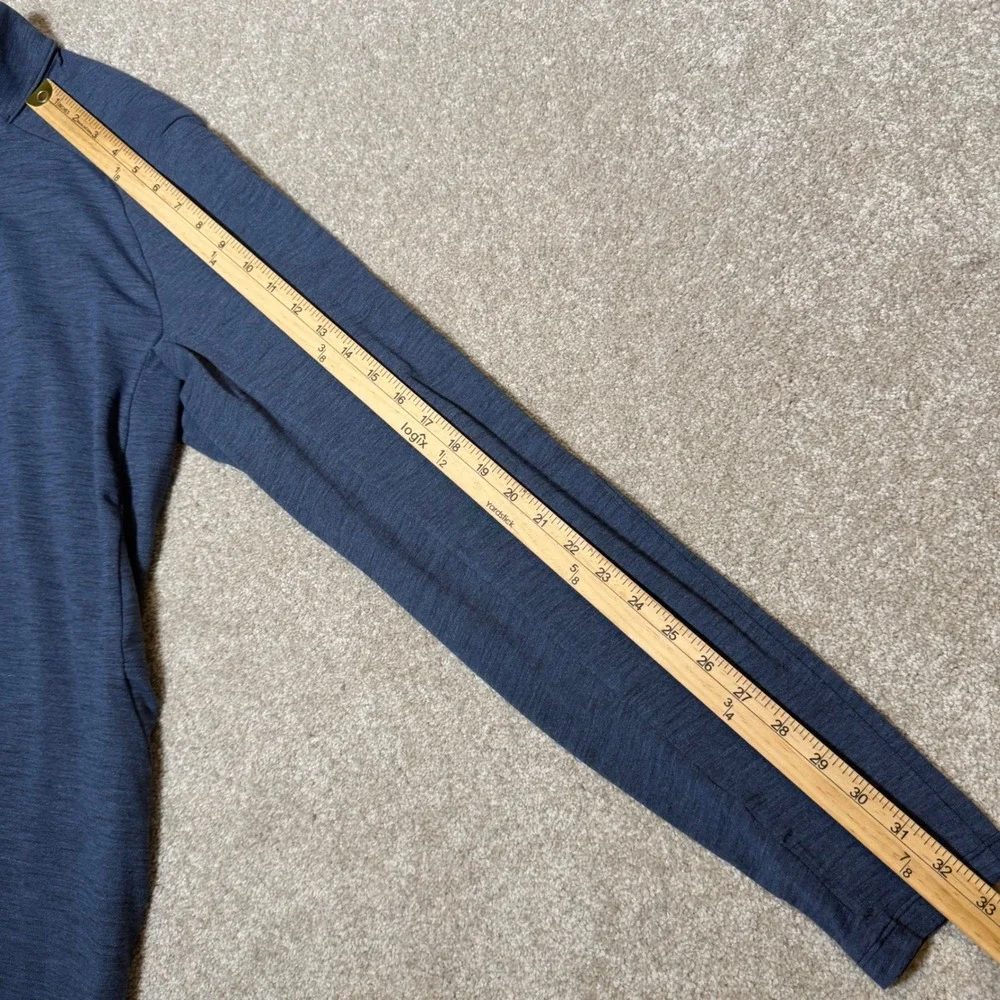 Lululemon‎ Metal Vent Tech 1/2 Zip Pullover Men XL Blue Heathered Activewear Gym